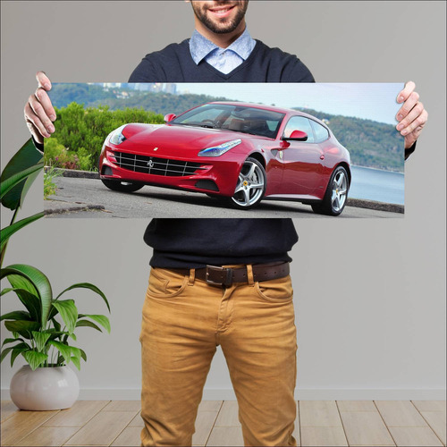 Cuadro 30x80cm Auto 2012 Ferrari Ff Au Auto 511