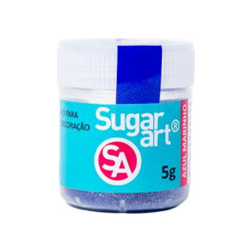 Pó Para Decoração 3g - Azul Marinho Sugar Art