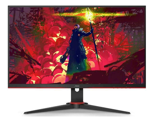 Monitor Gamer Aoc Sniper 27 Fhd Modo Mira 75hz 1ms 27g2he5 Preto/vermelho (Recondicionado)