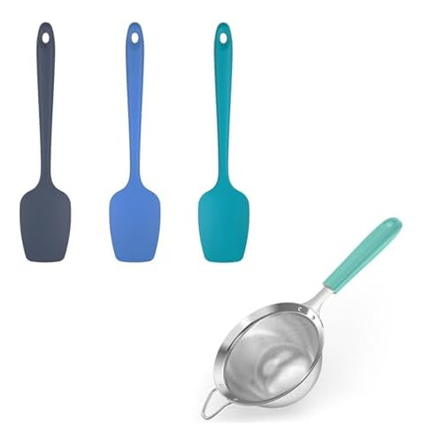 Juego De 3 Espátulas De Cuchara De Silicona Resistentes Al C