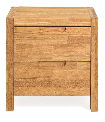 Imagen 1 de 3 de Mesa De Noche Madera 100% Maciza De Roble Ref: Maciza107