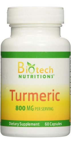 Biotech Nutritions | Turmeric | 800mg | 60 Capsules