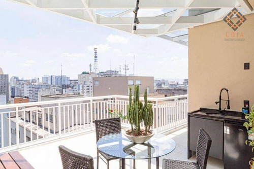Imagem 11 de 17 de Cobertura Com 2 Dormitórios À Venda, 130 M² - Bela Vista - São Paulo/sp - Co1745