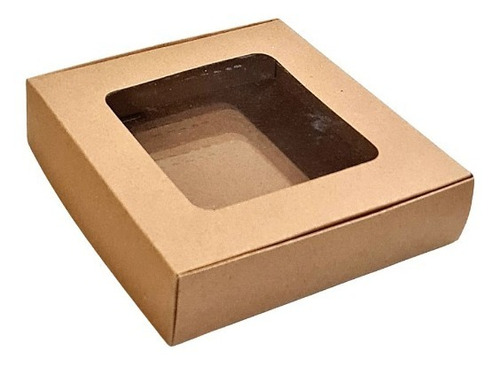Paq. 20 Cajas Craft Con Ventana De Acetato (20x20x5cm)