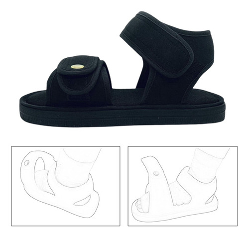 Bota Para Caminar Post Op Zapato Suela Blanda Universal L