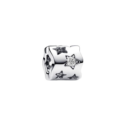 Dije Pandora Original - Cut Out Sparkling   - Plata 925 