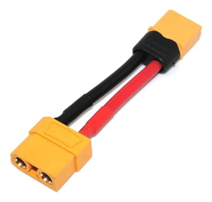 Adaptador Xt60 A Xt90 Con Cable 12awg - Conexin Segura