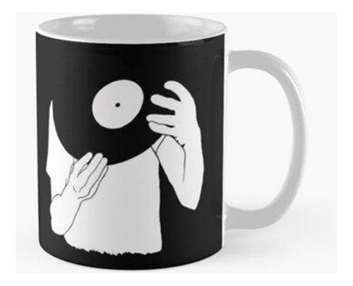 Taza Silueta De Coleccionista De Vinilo Calidad Premium