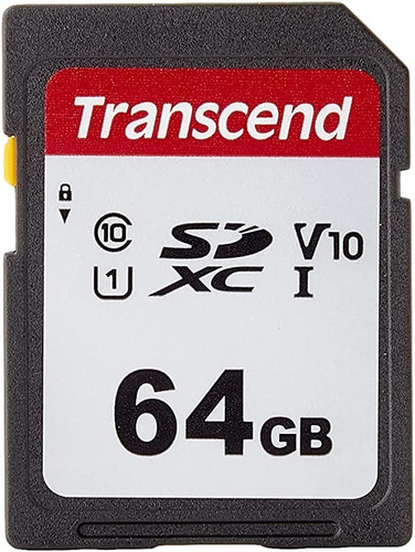 Tarjeta De Memoria Transcend 64gb Sd Clase 10 Lectura Rapida