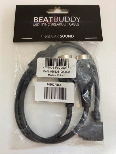 Cabo Midi Sync Pedal Beatbuddy Singular Sound