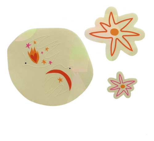 Set #4 De Stickers/sundecals - Crea Arcoíris Con Luz Solar