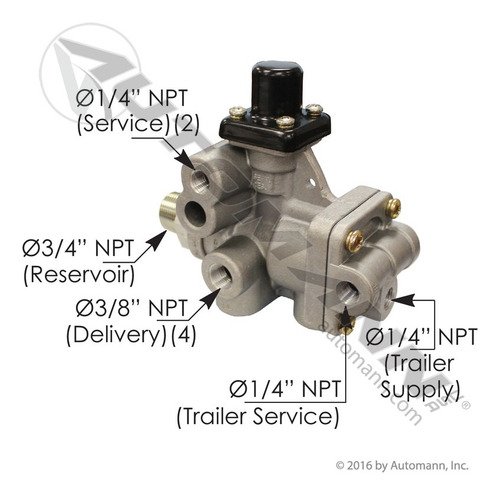 Valvula Sistema De Frenado Abs De Remolque Sr5 Tipo Bendix