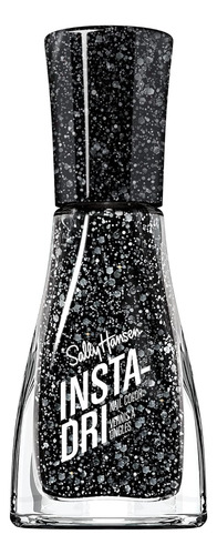 Sally Hansen Insta-dri Esmalte Negro Con Brillos 0.31oz
