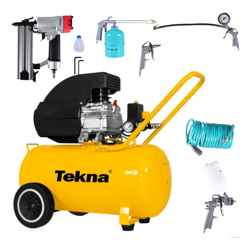 Compressor De Tekna Ar Cp8550 C/kit De Pintura E Pinador 