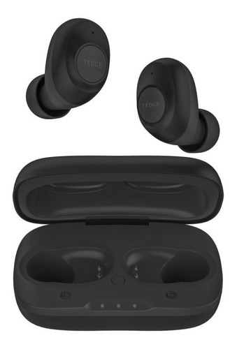 Auriculares In-ear Tedge Inalámbricos Bluetooth Color Negro