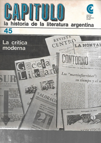 Capitulo Literatura Argentina La Crítica Moderna Sur Contorn