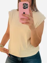 Comprar Remera Basica Efecto Hombreras