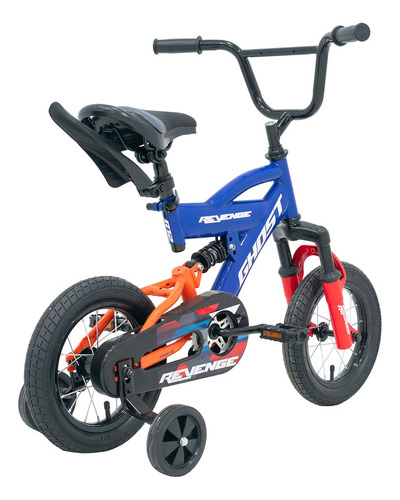 Bicicleta Ghost Revenge Rodada 12 Azul Infantil Tamaño del cuadro S