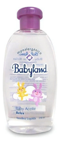 Aceite Vaselina Liquida Babyland 210 Ml Relax (pack 6 Unid) 