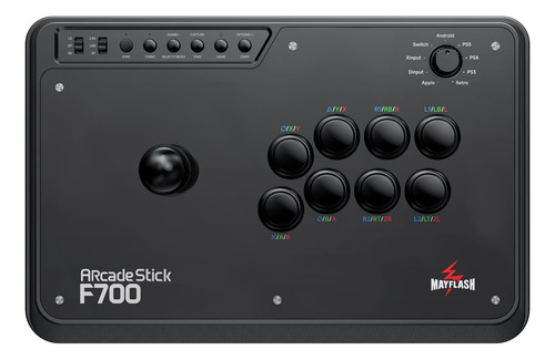 Joystick Lucha Mayflash F700 Ps5 Ps4 Switch Bluetooth Inalám