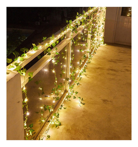 New. Guirnalda De Luces Led De Decoración Navideña 2 Metros