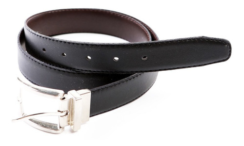 Imagen 2 de 2 de Cinturon Hombre Cuero Reversible Y Talles Especiales