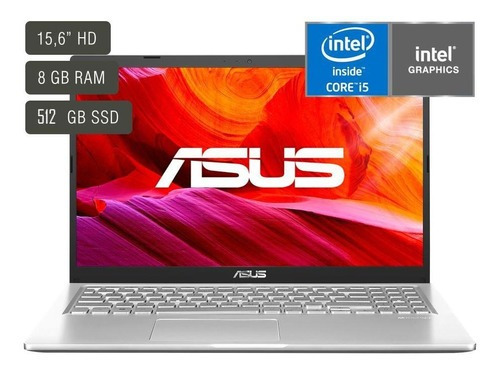Notebook Asus Laptop 15,6'' Core I5 8gb 512gb Win11 - -sdsho