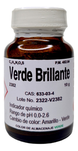 Verde Brillante 10 G Fagalab Colorante 