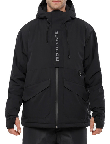 Campera Impermeable Montagne Unisex Urbana Outdoor Capucha