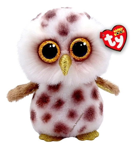 Bichinho De Pelúcia Coruja Beanie Boos Coleção Ty