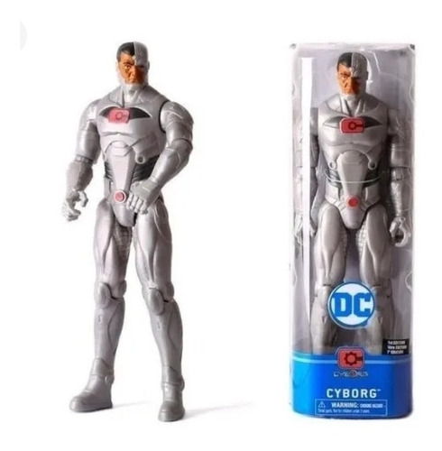 Figura Colección Dc Personaje Cyborg 30 Cm Original 