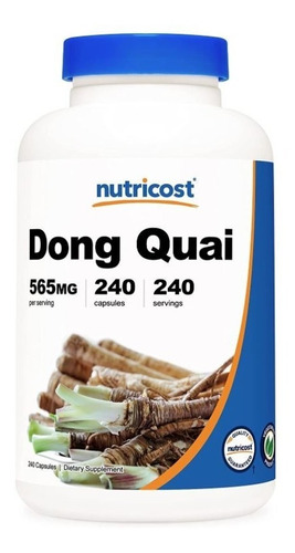 Original Nutricost Dong Quai 565mg, 240cap,angelica Sinensis