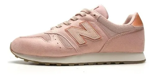 T nis New Balance Wl373 Feminino Rosa ouro