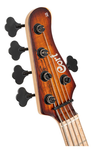 Contrabaixo Elétrico Cort 5 Cordas Com Case Gb Fusion Abb