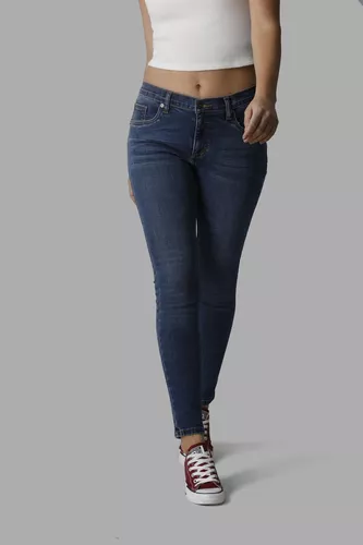 Pantalon Jeans Skinny Cintura Alta Lee Mujer 245