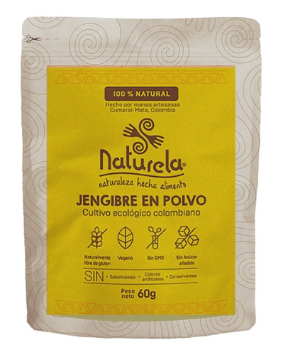 Naturela Jengibre En Polvo 60g - Kg a $3640