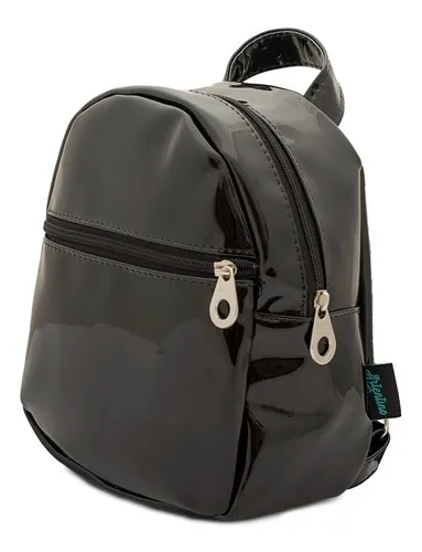 Mochila acharolada sale
