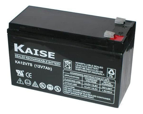 Bateria Gel 12v 7ah Recargable Kb Alarma Ups Luces Leds Agm