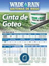 Cinta Wade Rain 5/8  6mil 1 Lph Gotero 3000 Mrts