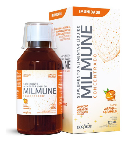 Milmune Concentrado Liquido 120ml Vitaminas Y Minerales