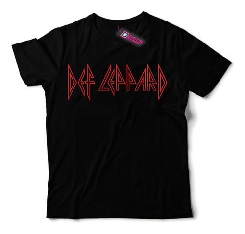 Remera Def Leppard Logo Rp44 Dtg Premium