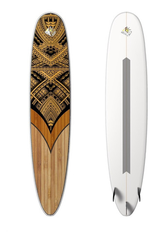 Prancha Longboard Fm Surf Maori