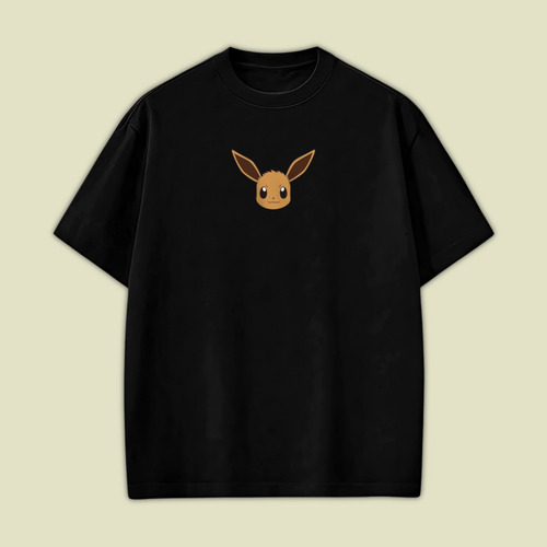 Playera Pokeemon Pikachuu Oversize Bordada Anime Premium