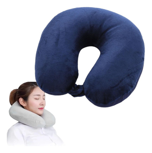 Almohada Para Viajar, Con Espuma Y Microesferas