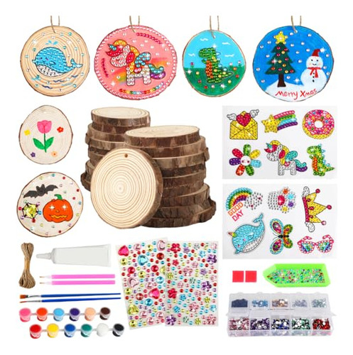 Arts And Crafts For Kids Ages 4-8 8-12, 20 Pcs Unfinish...