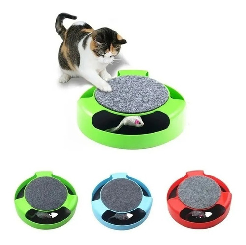 Imagen 4 de 8 de Juguete Gato Atrapa Ratón Juego Interactivo Para Mascota A