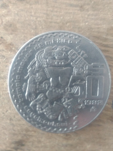 Moneda Diosa De La Luna Azteca 1982 Y 1983 