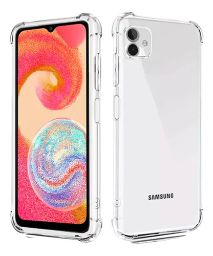 Funda Protectora Carcasa Case Para Samsung A04e Transp Febo