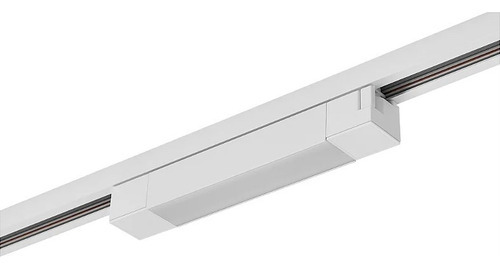 Luminaria Difusa Linear 20w 34cm 1560lm Trilho Eletrificado Cor BRANCO - 3000K QUENTE 110V/220V