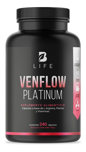 Suplemento Para Circulación 240 Cáps Venflow Platinum B Life